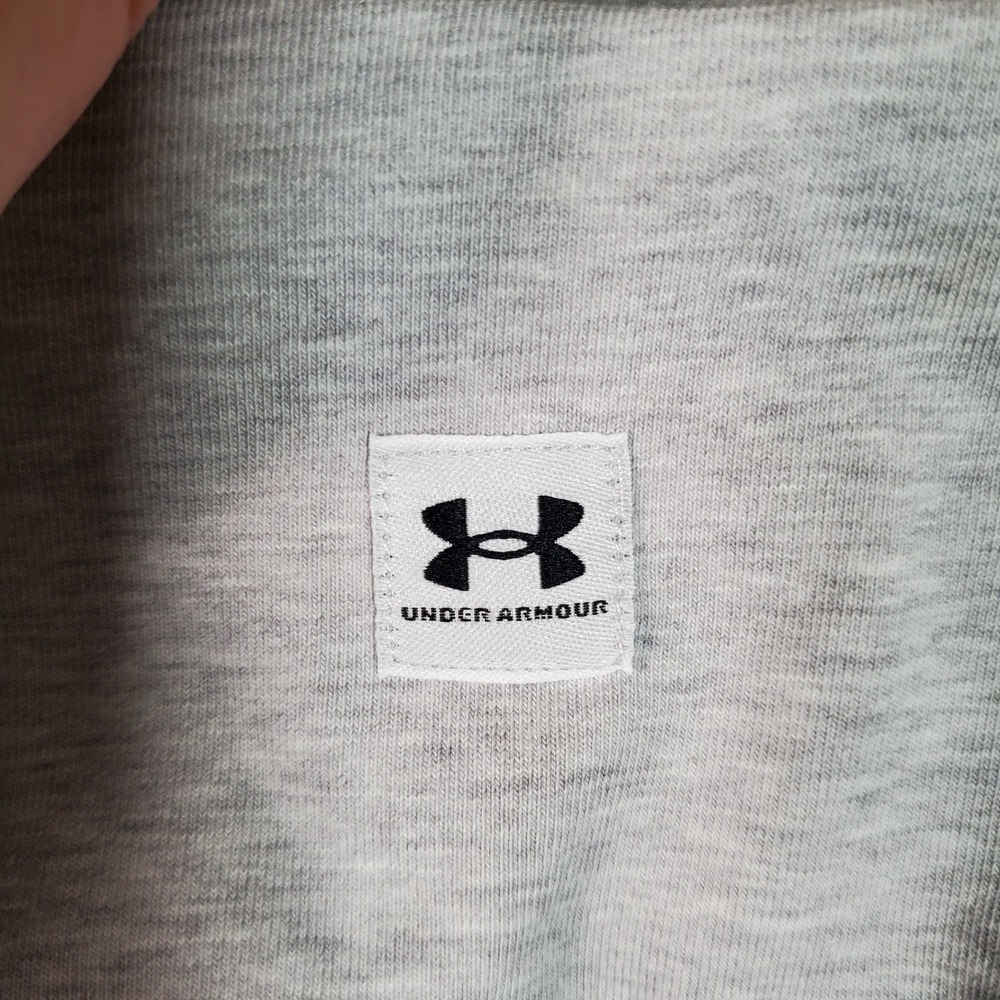 Under Armour Leggings Womens S Gray Logo Full Length High Waist Active Run NEW - Picture 13 of 14